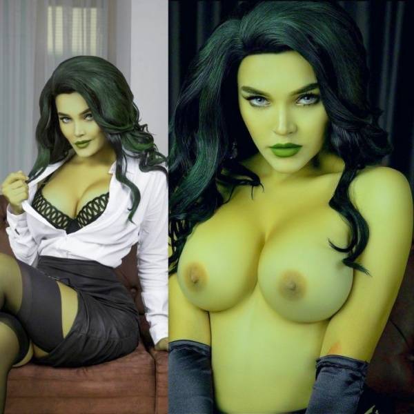 Kalinka Fox She-Hulk Cosplay Patreon Set  - Russia - Usa on leakfanatic.com