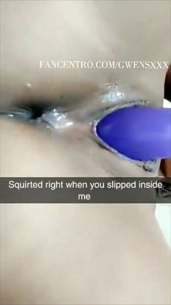 Gwen Singer sexy black stocking anal & pussy masturbating till squirt snapchat premium xxx porn videos on leakfanatic.com