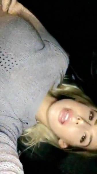 Andie Adams in car snapchat premium porn videos on leakfanatic.com