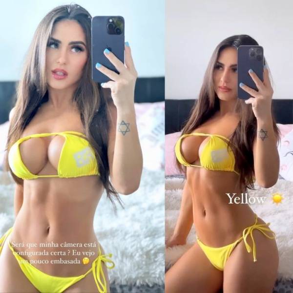 Giovanna Eburneo Hot Bikini Selfie Dance Video Leaked - Brazil on leakfanatic.com