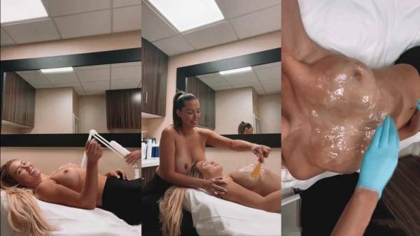 Stefanie Knight Stefbabyg Waxing Boobs Lesbian Massage on leakfanatic.com