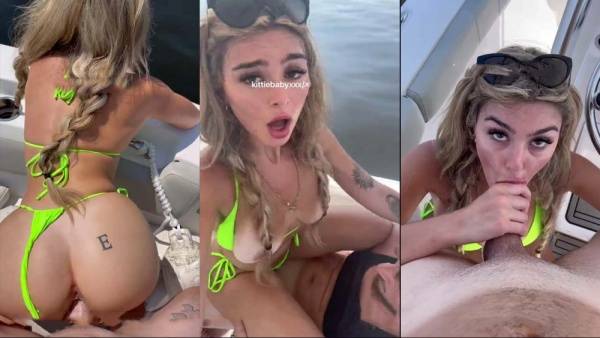 KittieBabyXXX Hardcore Sex Tape On A Boat Video  on leakfanatic.com