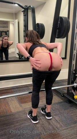 Christina Khalil - Gym Work Out on leakfanatic.com