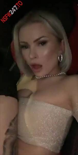 Layna Boo pussy play in Lamborghini snapchat premium xxx porn videos on leakfanatic.com