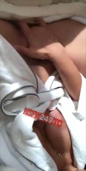 Eva Lovia morning pussy fingering on bed snapchat premium free xxx porno video on leakfanatic.com