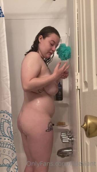 Big titty bitch lildeviant shower timeee onlyfans xxx porn on leakfanatic.com