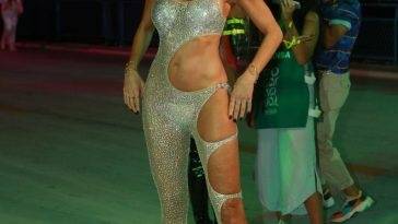 Luciana Gimenez Celebrates Sapucai in Rio de Janeiro on leakfanatic.com