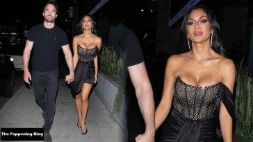 Nicole Scherzinger & Thom Evans Step Out on Sunset Boulevard on leakfanatic.com