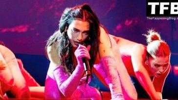 Dua Lipa Shows Off Her Sexy Body During a Performance in Manchester (47 Photos + Video) on leakfanatic.com