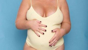 Lauren Goodger Displays Her Baby Bump in Bodysuits on leakfanatic.com