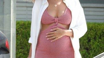 Pregnant Leona Lewis is Glowing While Running Errands on leakfanatic.com