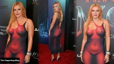 Bella Thorne Stuns in a Stunning Dress at the 18Morbius 19 Screening in LA on leakfanatic.com