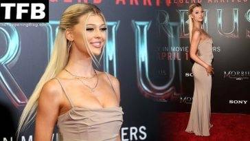 Loren Gray Stuns in a Tight Dress at the “Morbius” Premiere in Los Angeles - Los Angeles on leakfanatic.com