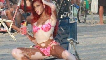 Winnie Harlow Shows Off Her Sexy Bikini Body at Ipanema Beach on leakfanatic.com