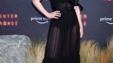 Imogen Poots Poses in a See-Through Dress at the 18Outer Range 19 Premiere Event Screening on leakfanatic.com