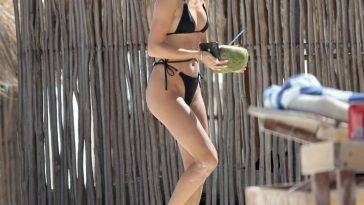 Bethan Sowerby is Pictured in a Black Bikini in Tulum on leakfanatic.com