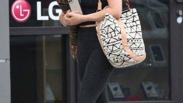 Lucy Hale Takes a Hot Yoga Class in LA on leakfanatic.com