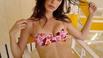 Emily Ratajkowski Looks Hot in a Tiny Bikini on leakfanatic.com