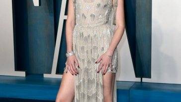 Renate Reinsve Looks Hot in a See-Through Dress at the 2022 Vanity Fair Oscar Party (1 Photo) on leakfanatic.com