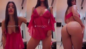 Anabella Galeano Naked See Through Nipples Video Leaked on leakfanatic.com