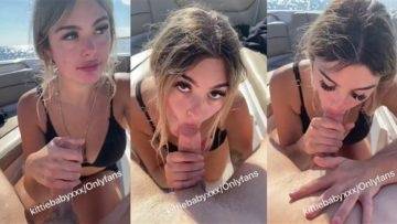 Kittiebabyxxx Boat Blowjob  Video  on leakfanatic.com