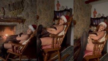 Demi Rose  Topless Xmas Video  on leakfanatic.com