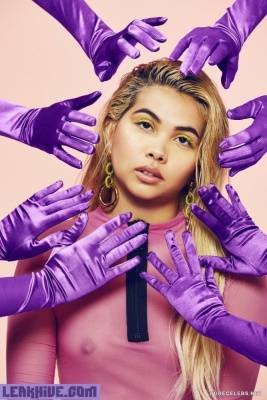  Hayley Kiyoko Topless And See Through For Paper Magazine on leakfanatic.com