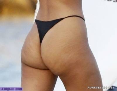  Leigh-Anne Pinnock Shows Off Great Ass In Tight Thong Bikini on leakfanatic.com