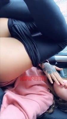 Madeleine Ivyy pussy fingering in car snapchat premium xxx porn videos on leakfanatic.com