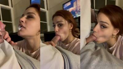 Hannah Jo Blowjob While Gaming Porn Video  on leakfanatic.com