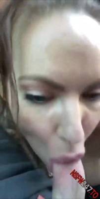 Viking Barbie blowjob in car snapchat premium xxx porn videos on leakfanatic.com