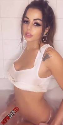 Juli Annee bathtub tease snapchat premium xxx porn videos on leakfanatic.com