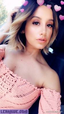  Ashley Tisdale Flashing Her Nipple And Side Boob on leakfanatic.com