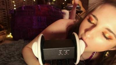 AftynRose ASMR - Seductive Ear Licking in my undies on leakfanatic.com