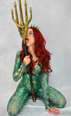 BarbieN9 Aquaman Queen Mera Cosplay  Set  on leakfanatic.com
