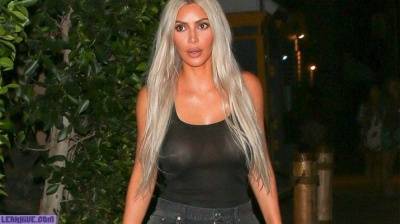 Kim Kardashian showing off her tits in Santa Monica on leakfanatic.com