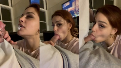 Hannah Jo Blowjob While Gaming Porn Video Leaked on leakfanatic.com