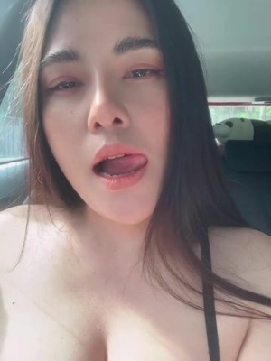 ASMR Wan - Touching my boobs in the car while moving on leakfanatic.com
