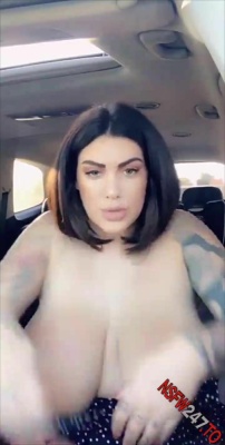 Ana Lorde masturbation in car snapchat premium porn videos on leakfanatic.com
