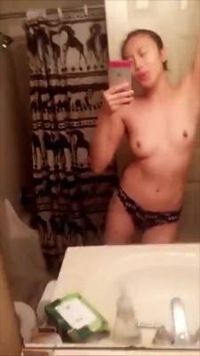 Sofia Silk shower dildo riding snapchat premium xxx porn videos on leakfanatic.com