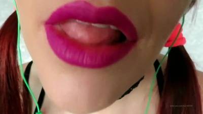 Flirty ASMR flirtyasmr lens licking onlyfans xxx porn on leakfanatic.com