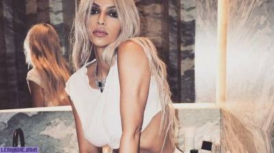 Kim Kardashian sexy transparent tits on leakfanatic.com