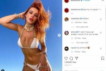 Bella Thorne Nude New Tease Video Onlyfans  on leakfanatic.com