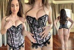 Christina Khalil Sexy Black And Pink Corset Video Leaked on leakfanatic.com