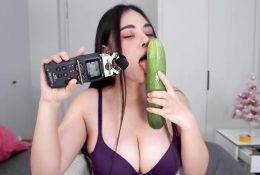 ASMR Wan Cucumber Licking Video  on leakfanatic.com