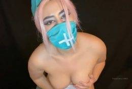 Masked ASMR Naughty Nurse Covid-19 Video on leakfanatic.com