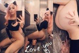 Belle Delphine NSFW Teasing Her Ass Snapchat Leaked Video on leakfanatic.com