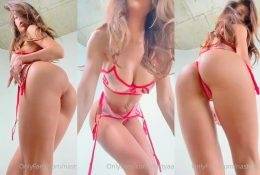 Nastya Anastasia See Through Lingerie Tease Video  on leakfanatic.com