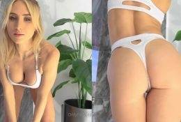 Lauren Dascalo NSFW White Lingerie Tease Video  on leakfanatic.com