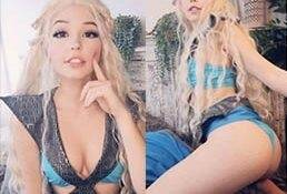 Belle Delphine Sexy Khaleesi Snapchat Photos and Video Leak on leakfanatic.com